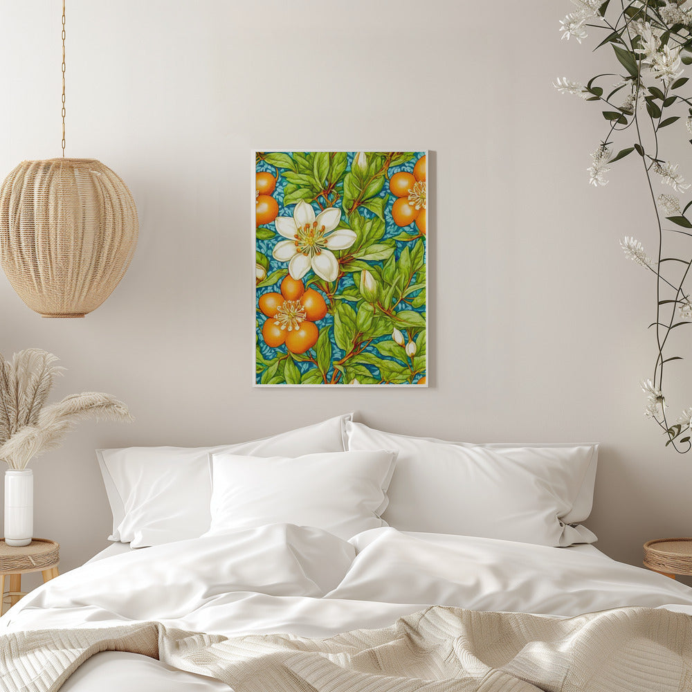 Orange Blossom Nature Plant - plakatstore