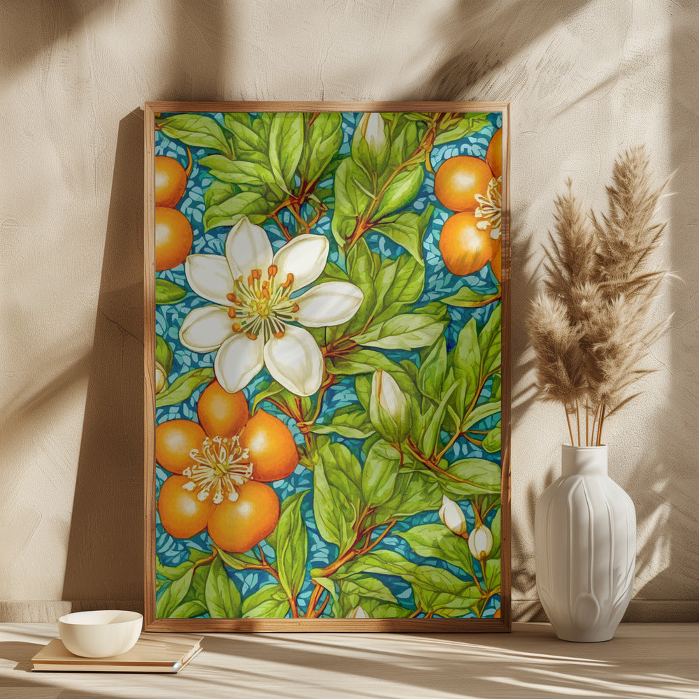 Orange Blossom Nature Plant - plakatstore