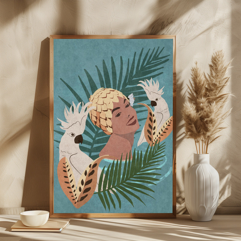 Parrot and Beauty - plakatstore