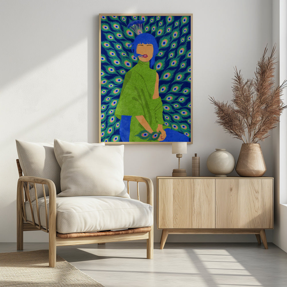 peacock woman - plakatstore