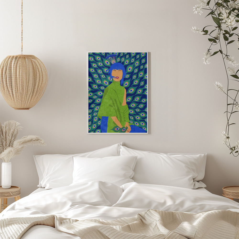 peacock woman - plakatstore