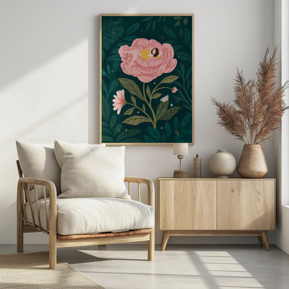 Peony Girl - plakatstore