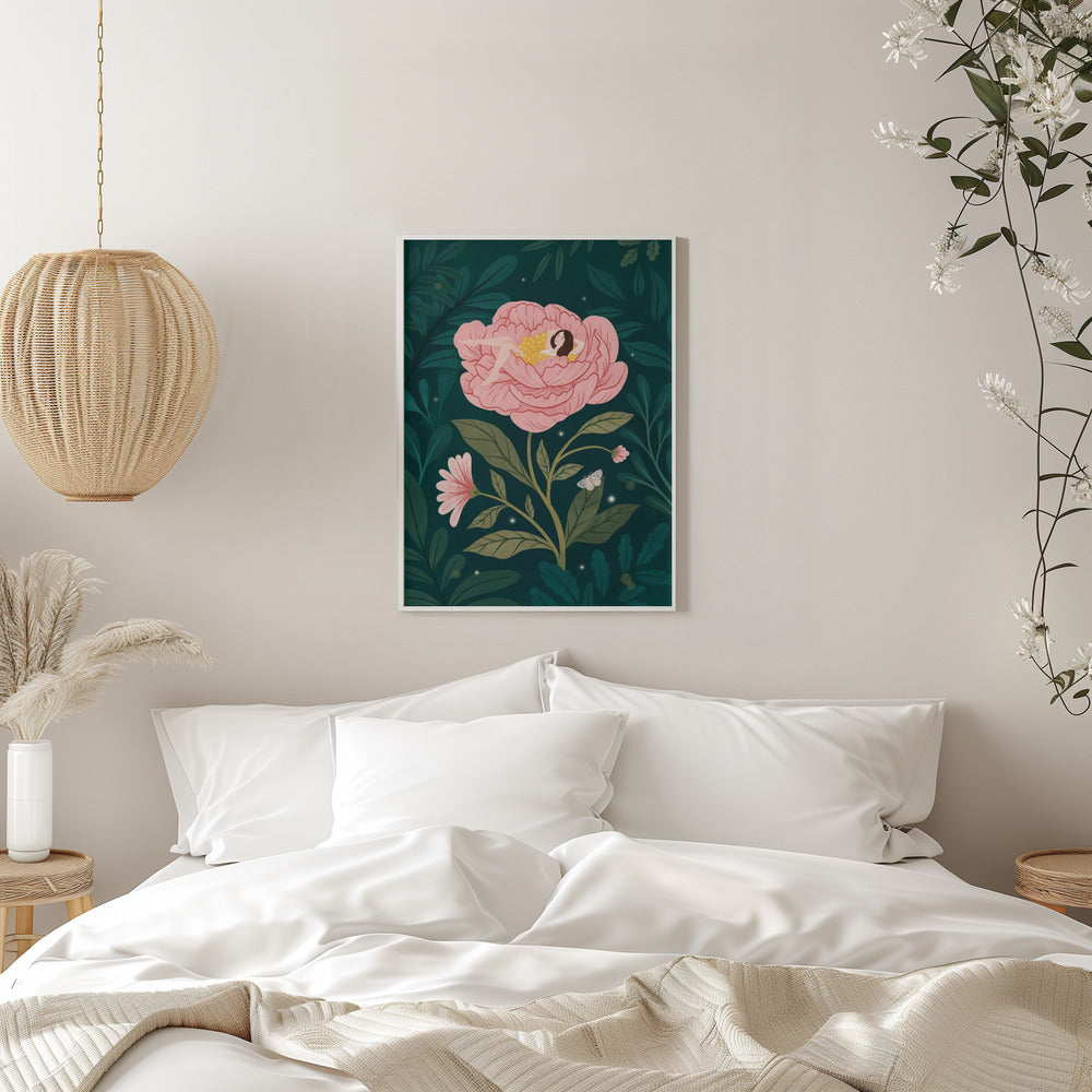 Peony Girl - plakatstore