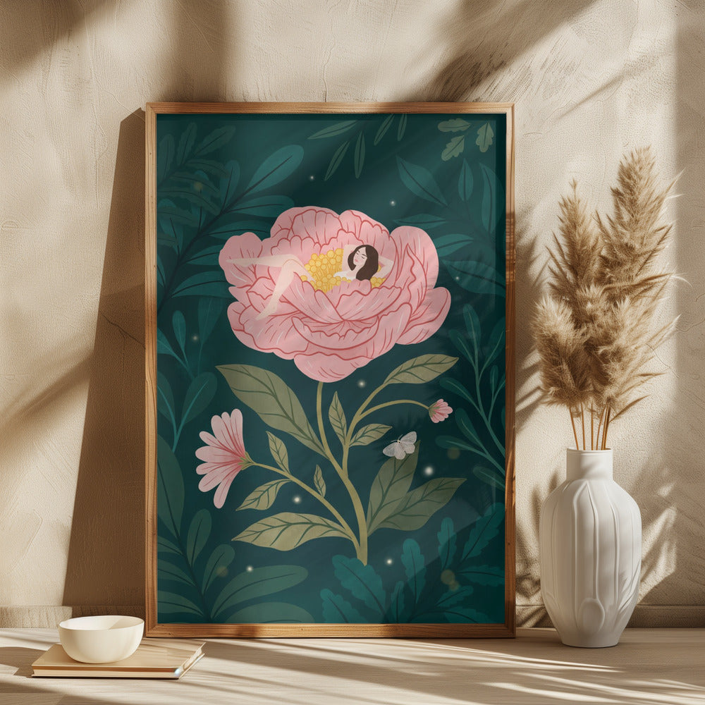 Peony Girl - plakatstore