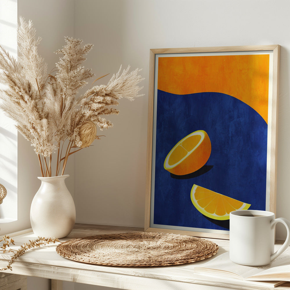 Petit Déjeuner, Deux Oranges - plakatstore