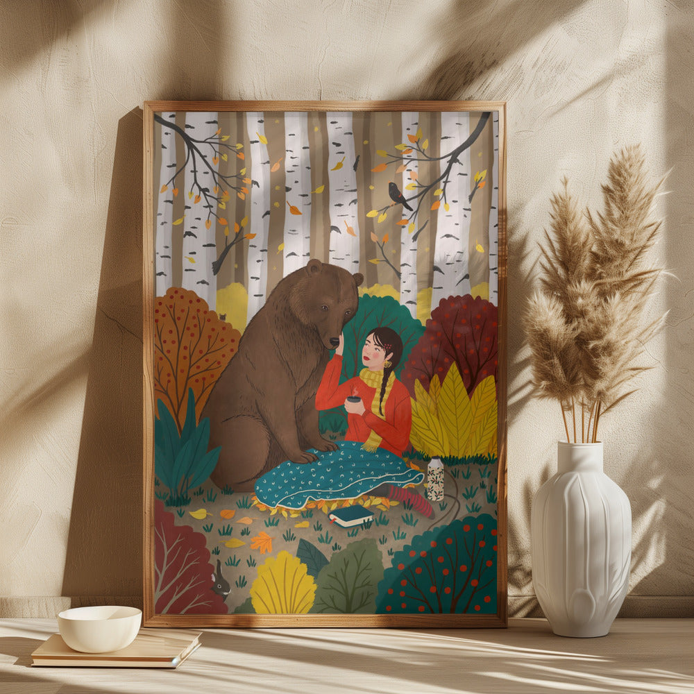 Picnic with a Bear - plakatstore