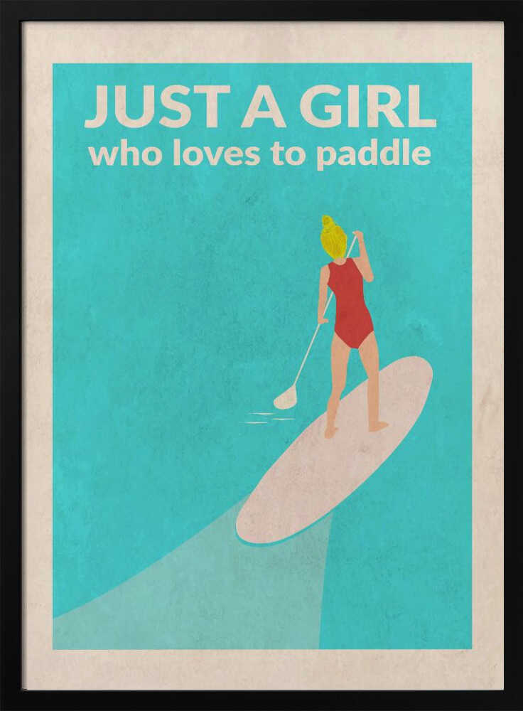 Just a Girl Who Loved To Paddle (blonde)