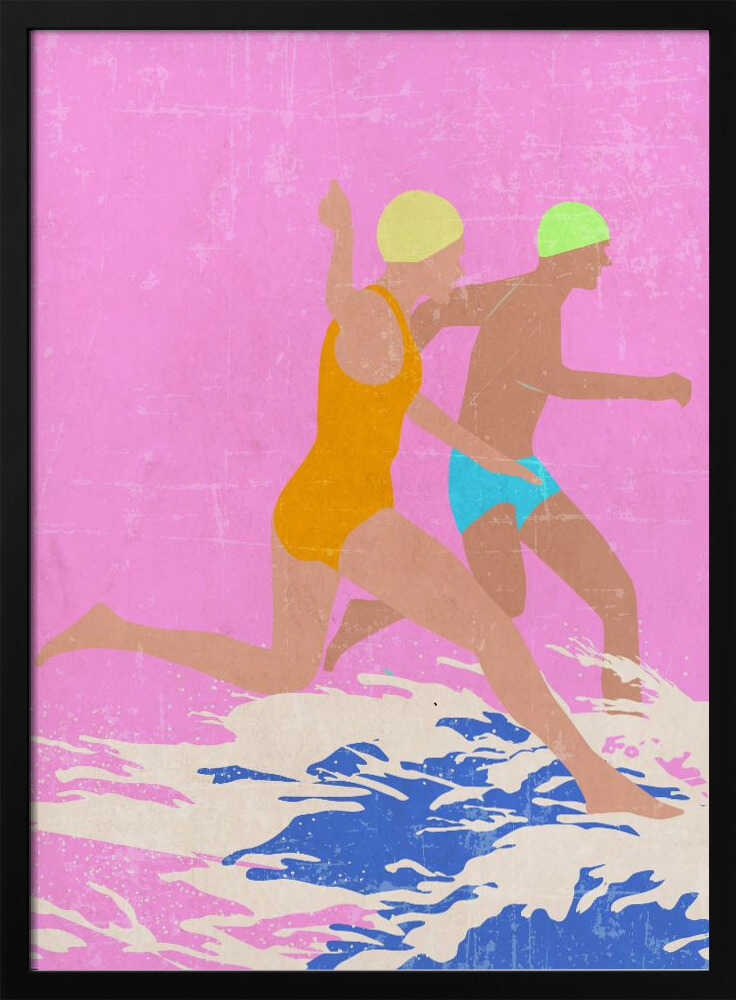Running Swimmers (pink)