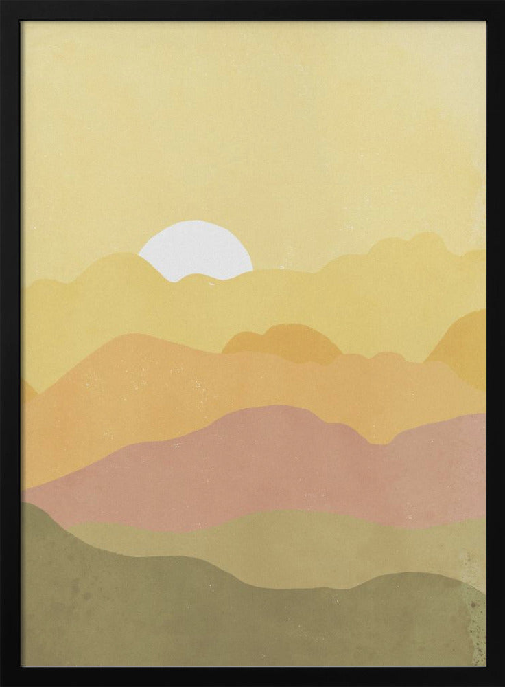 Yellow landscape - plakatstore