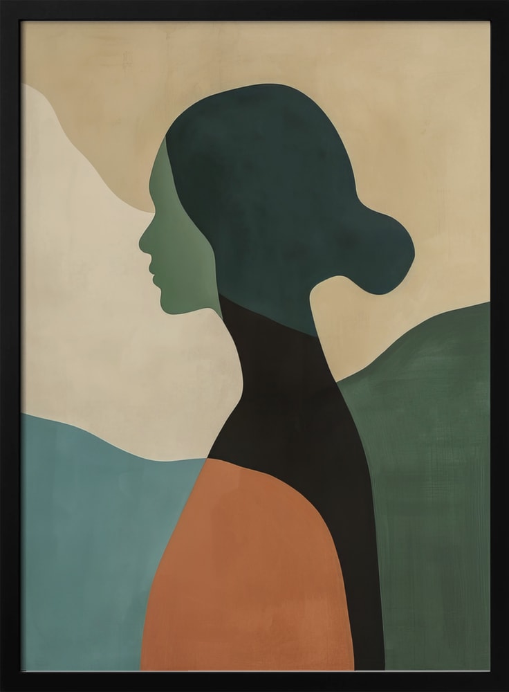 Abstract Woman Profile