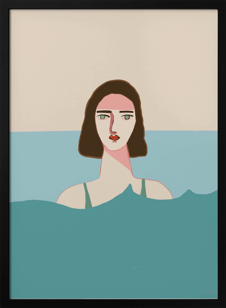Serene Swim Portrait