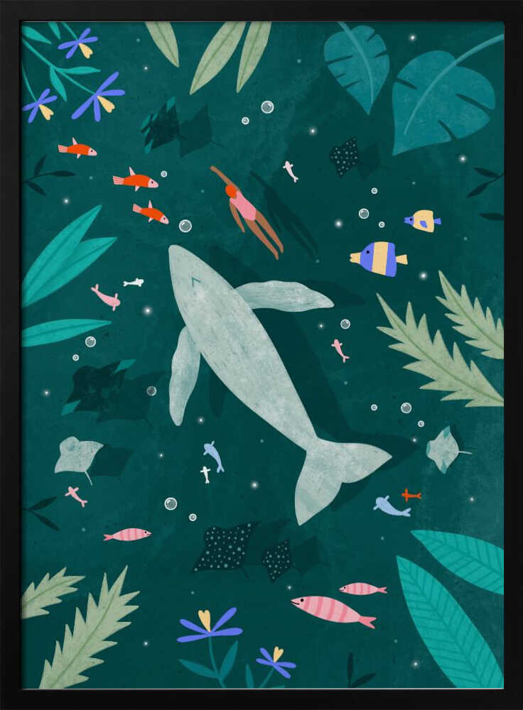 Swimming with a Whale