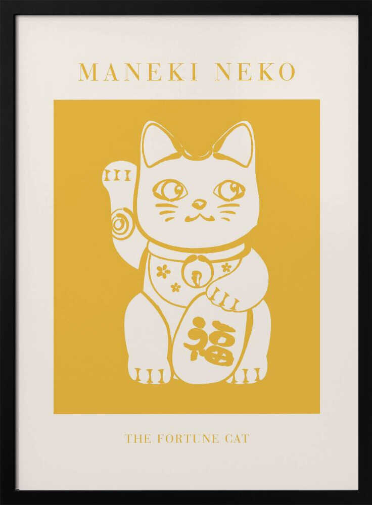 Maneki-Neko Yellow Cat