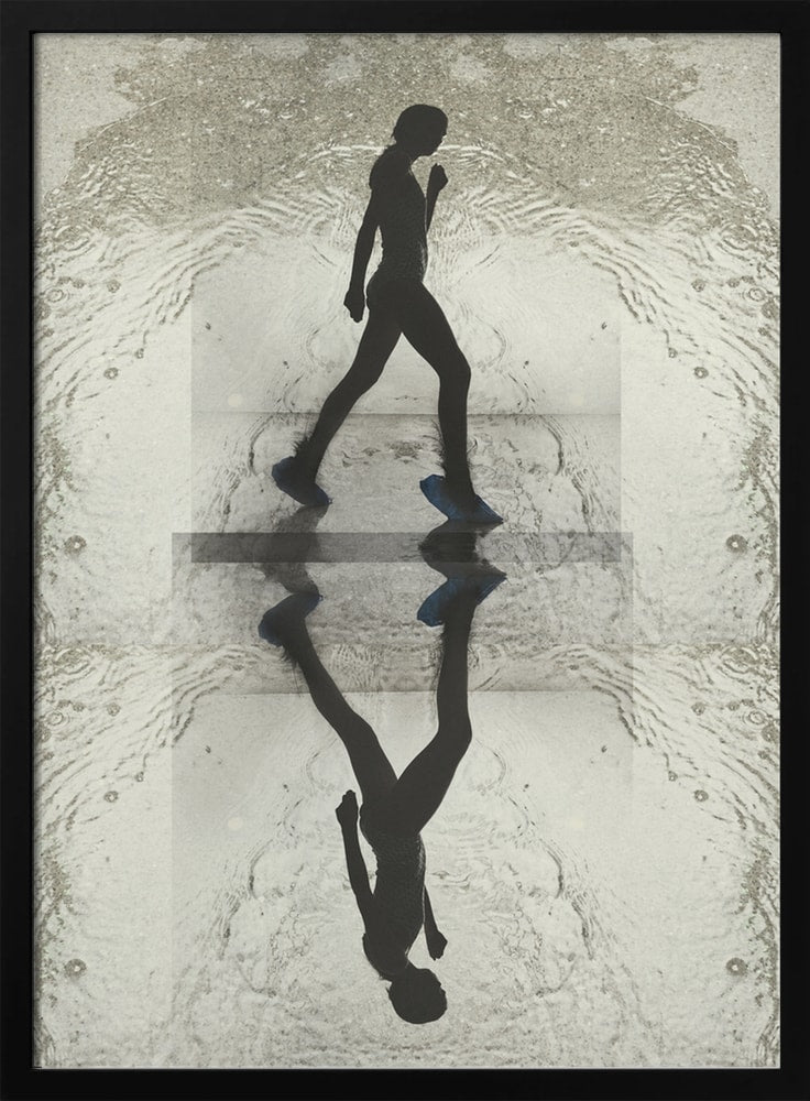 Serene Walking Reflection