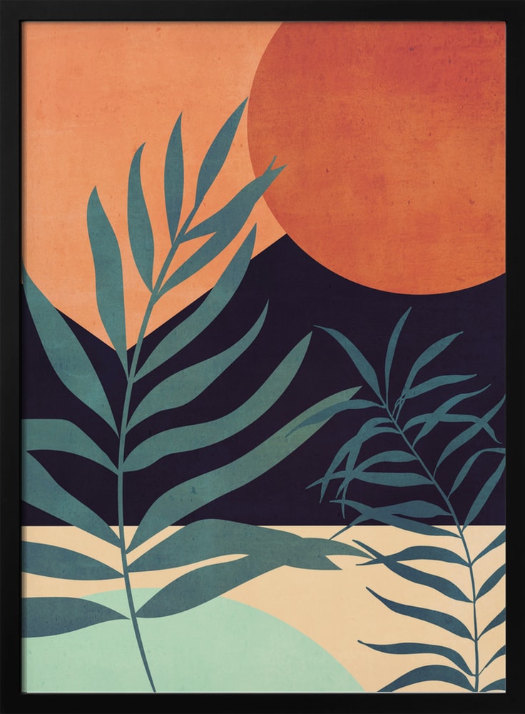 Desert Palm Sunset