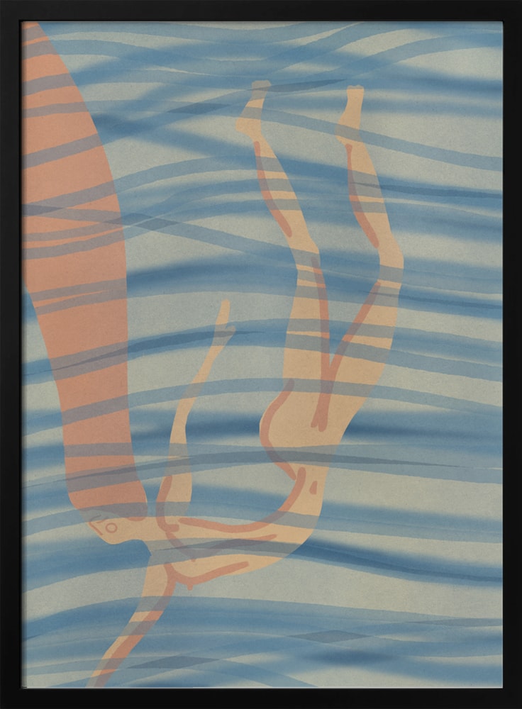 Underwater Nude Swimmer