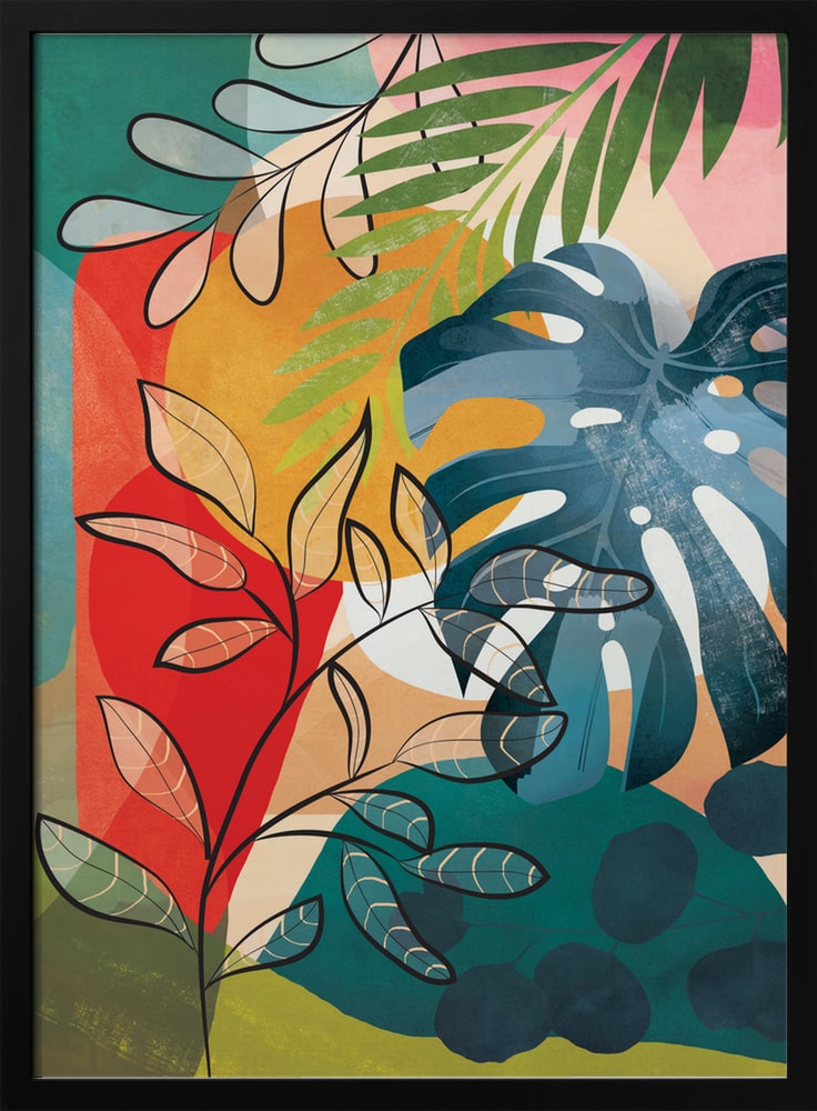 Colorful Tropical Leaves