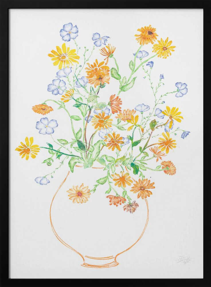 Vibrant Vase of Flowers