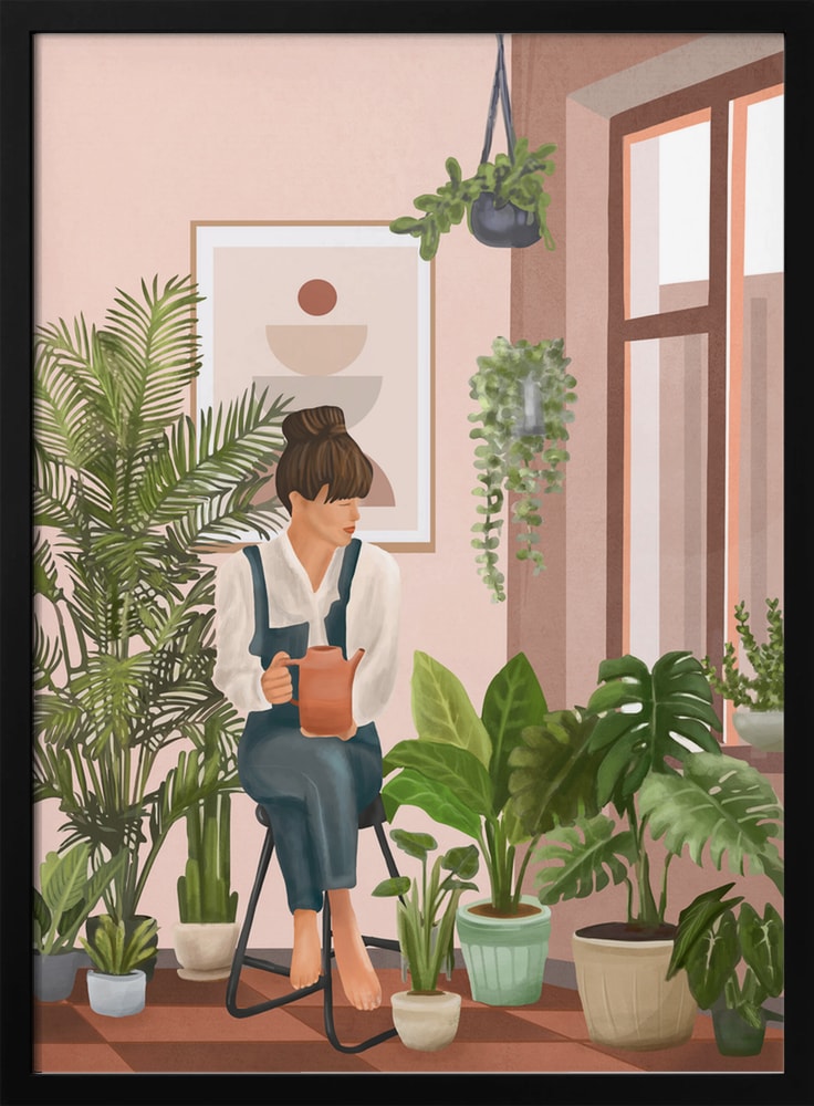 Serene Indoor Garden