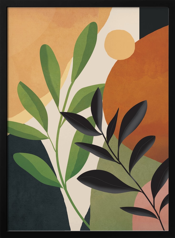 Warm Botanical Abstract