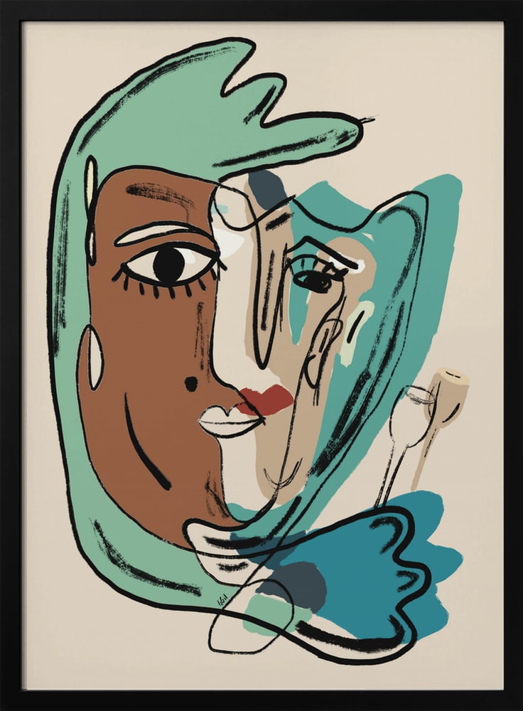 Modern Abstract Face