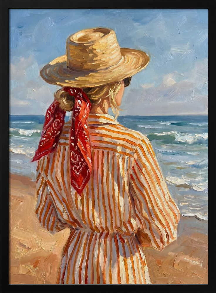 Straw Hat Beach Day