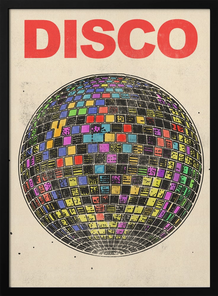 Colorful Disco Ball