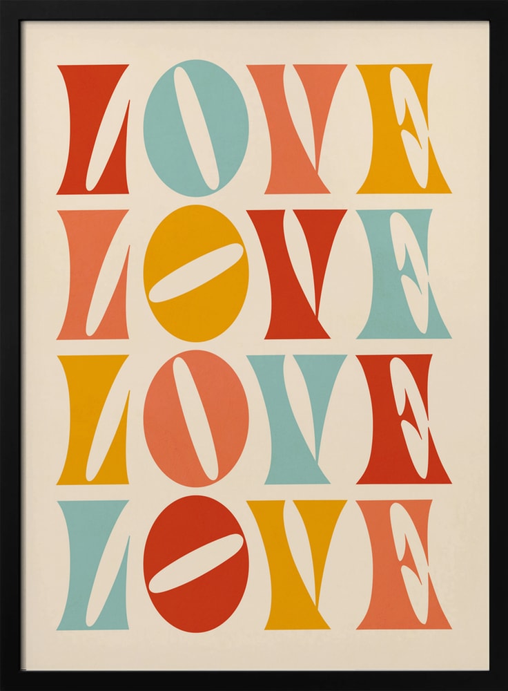 Vibrant Love Typography