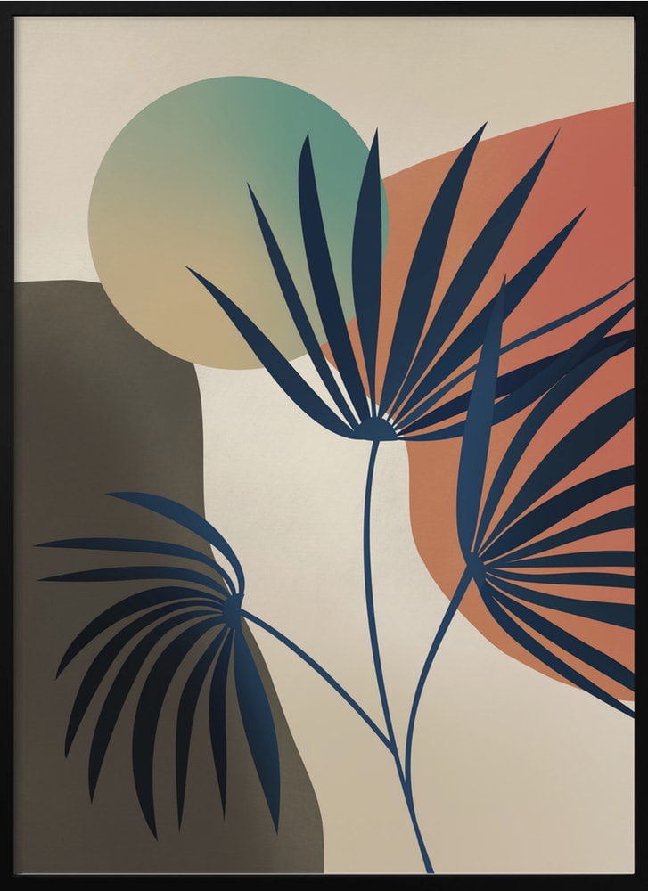Serene Desert Palms