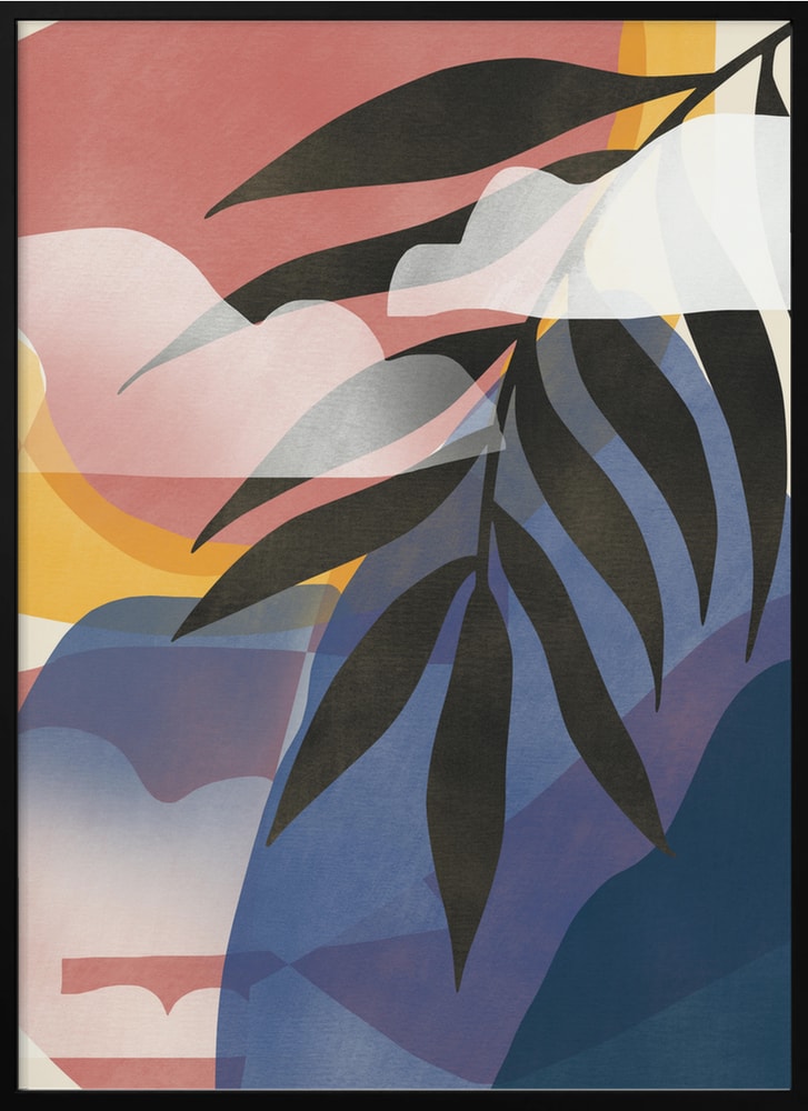 Abstract Tropical Foliage