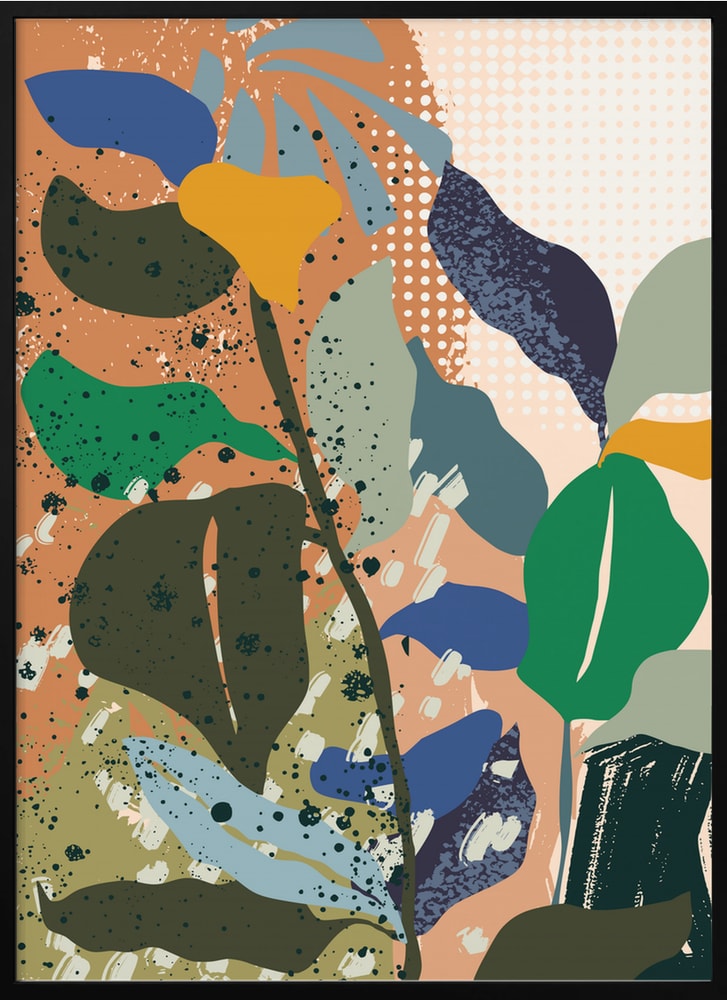 Abstract Tropical Leaves