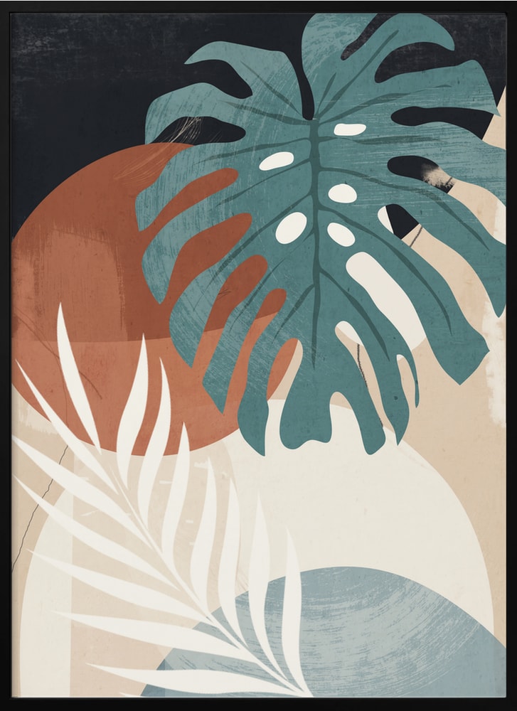 Abstract Jungle Leaves