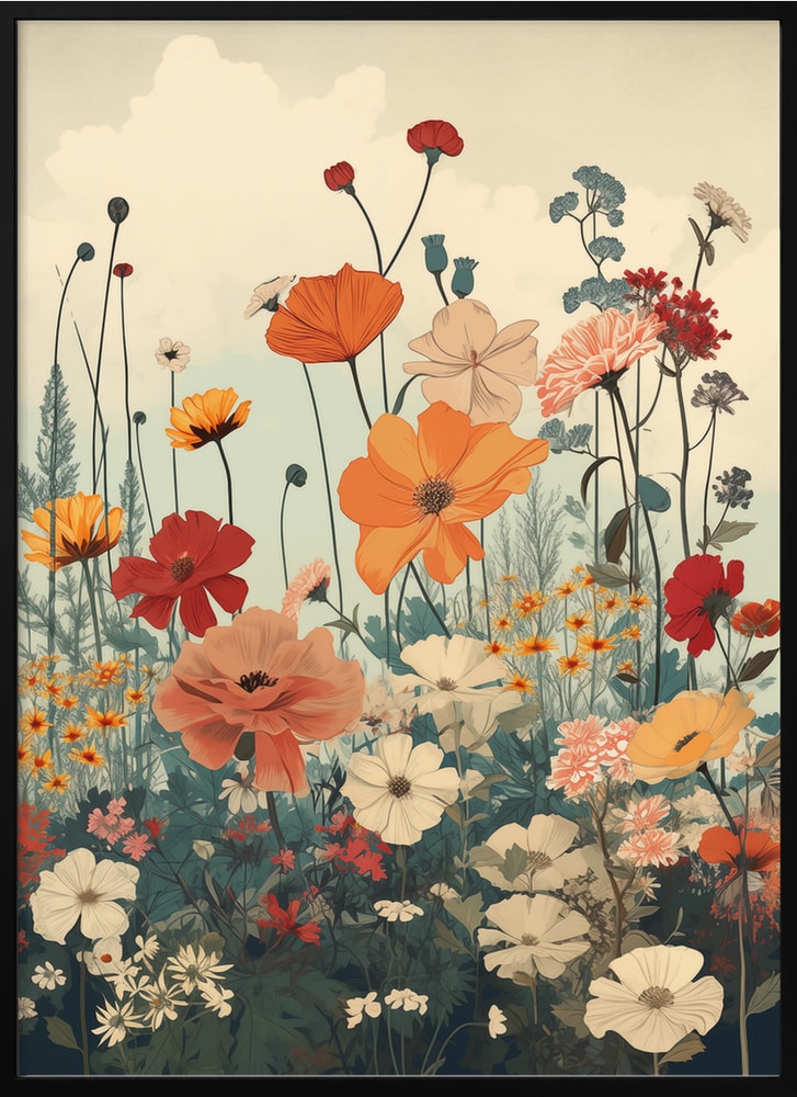 Vibrant Wildflower Field
