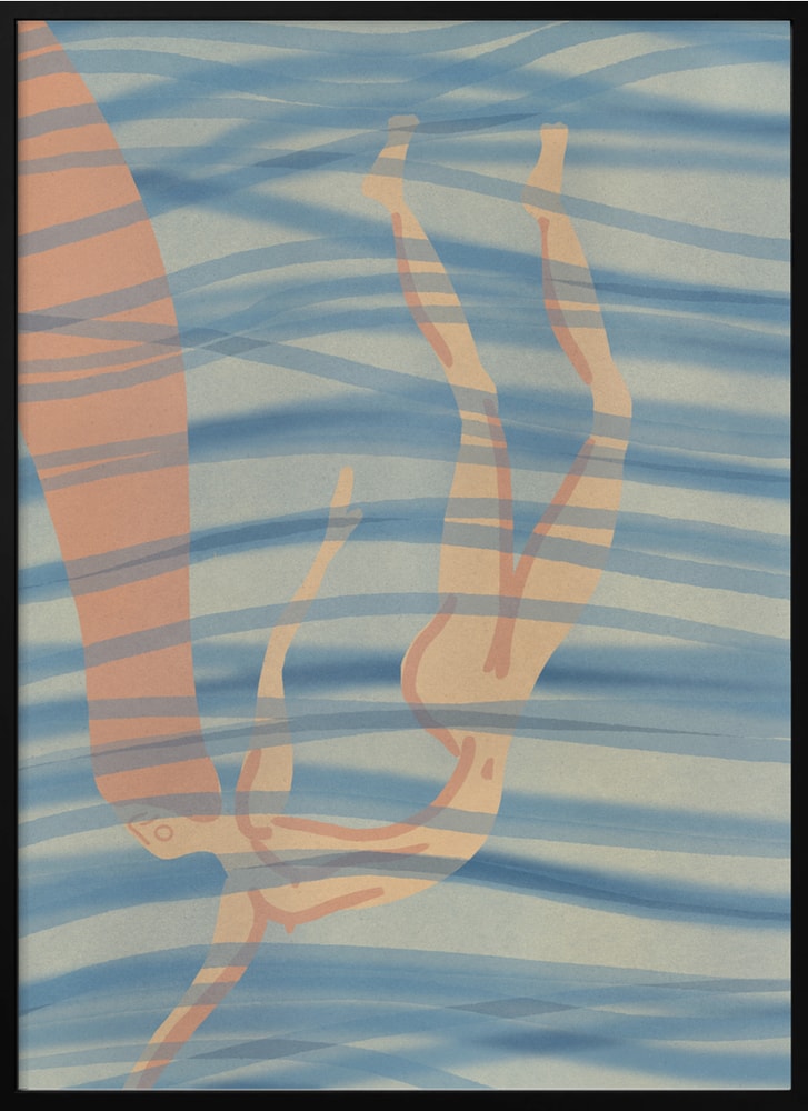 Underwater Nude Swimmer