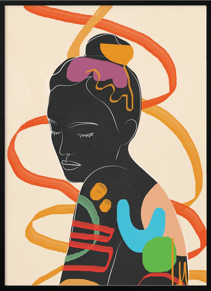 Serene Abstract Woman