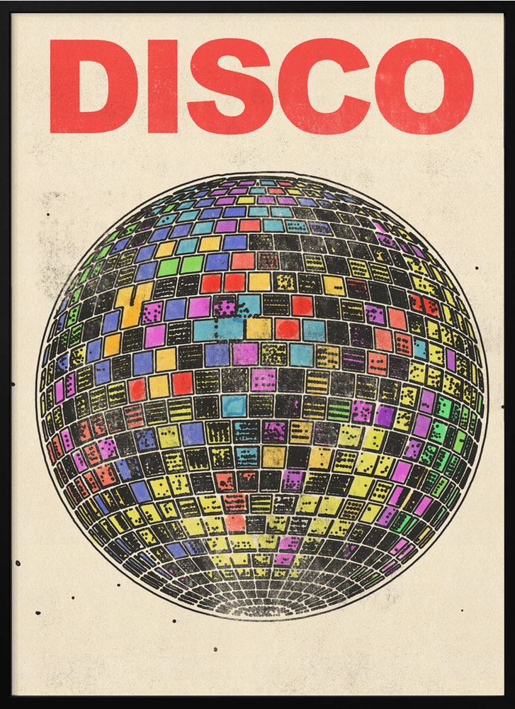 Colorful Disco Ball
