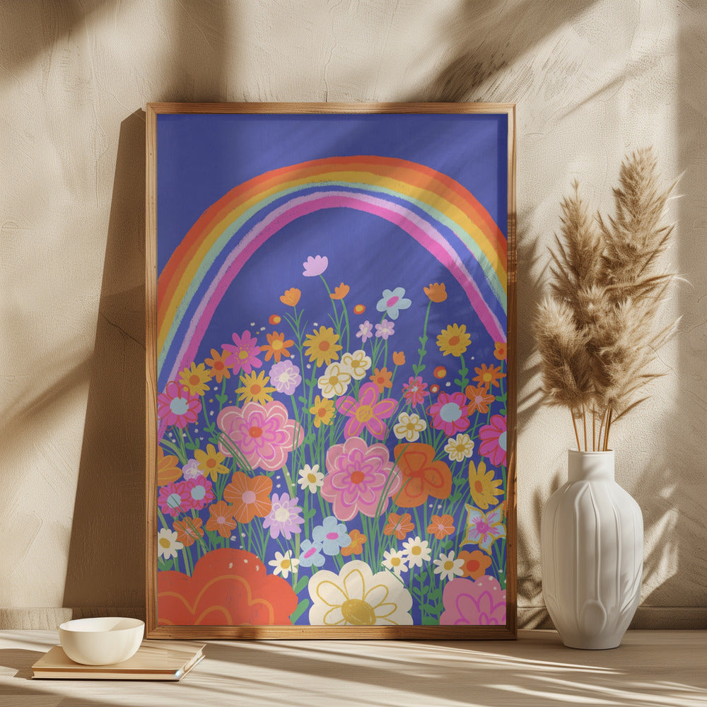 Rainbow meadow - plakatstore