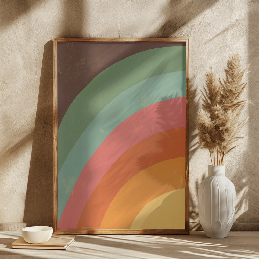 Mid century rainbow - plakatstore