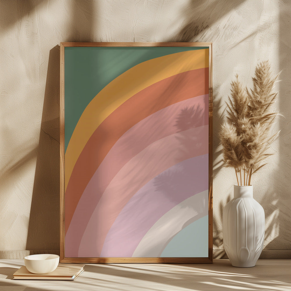 Mid century rainbow - plakatstore