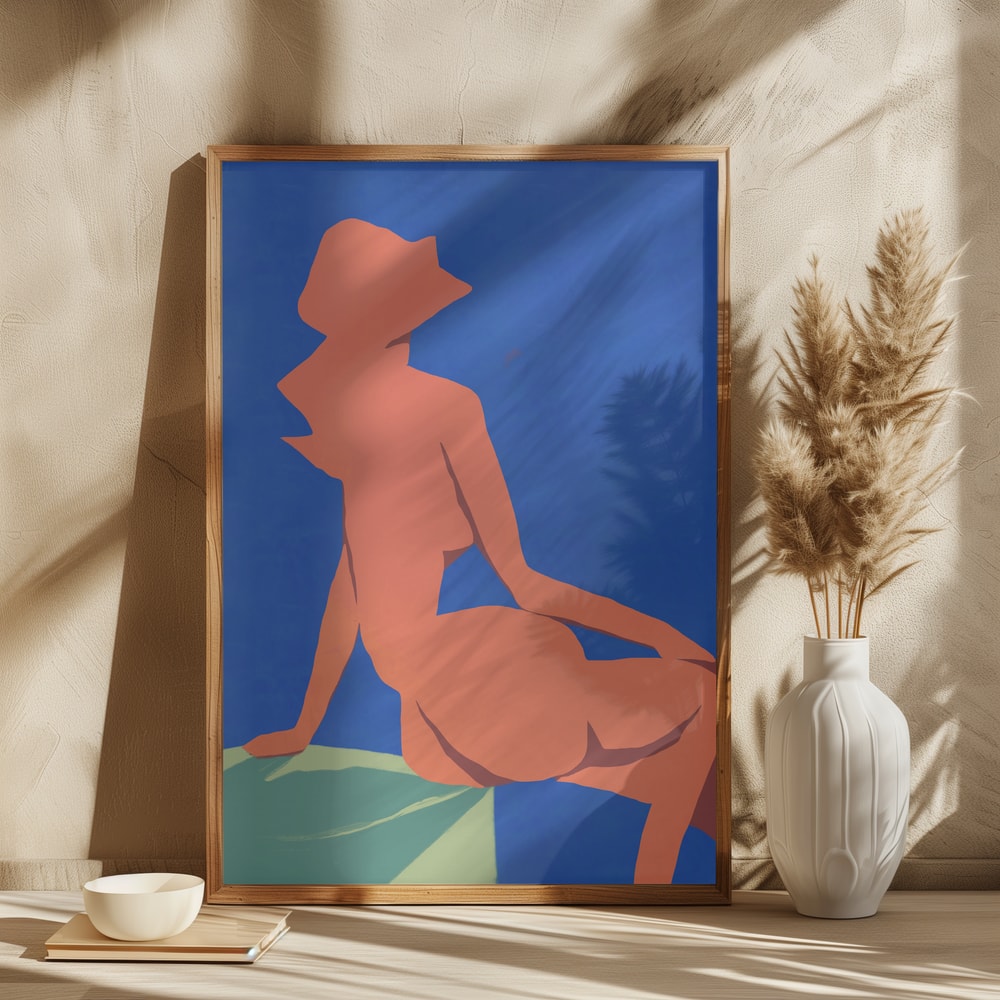 Nude Woman In Hat