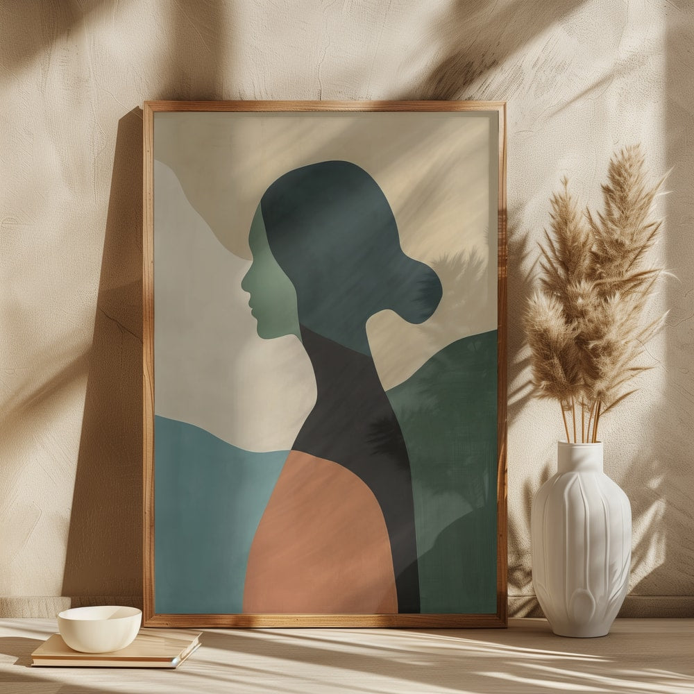 Abstract Woman Profile