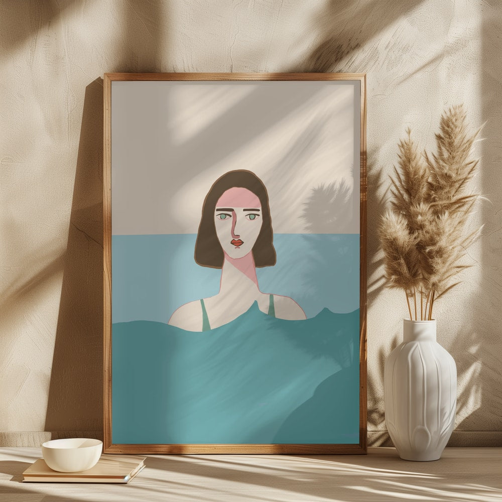 Serene Swim Portrait