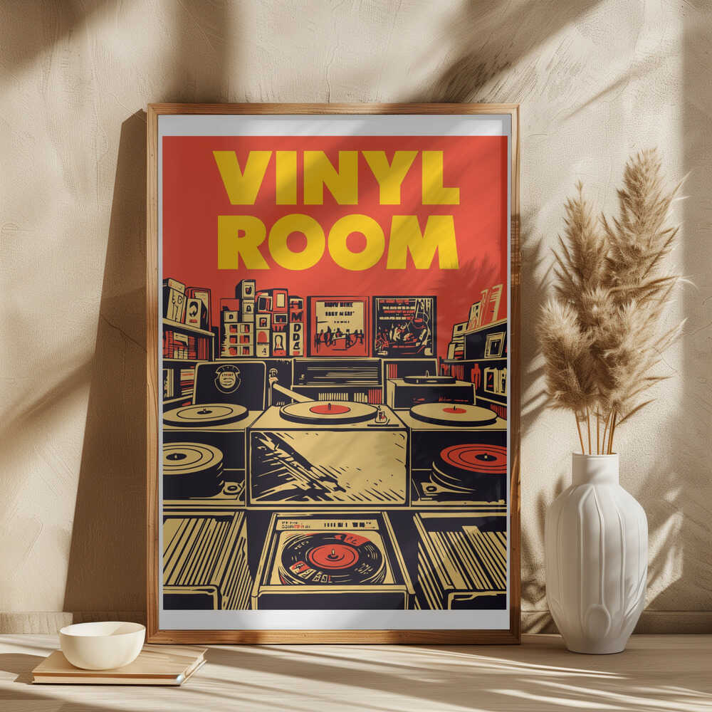 Vinyl Room Art Print