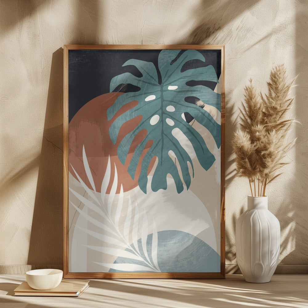 Abstract Jungle Leaves