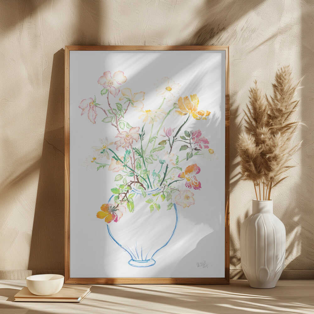 Soft Watercolor Blossoms