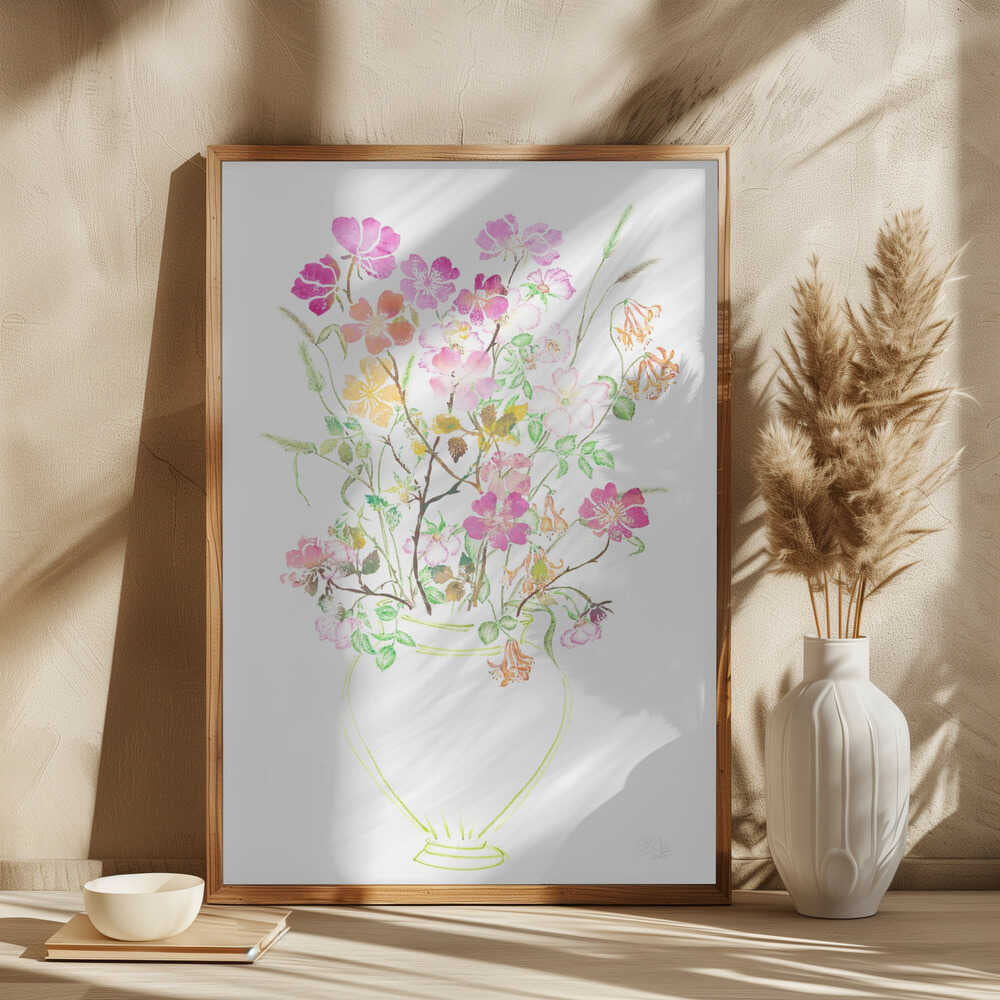 Fresh Watercolor Bouquet