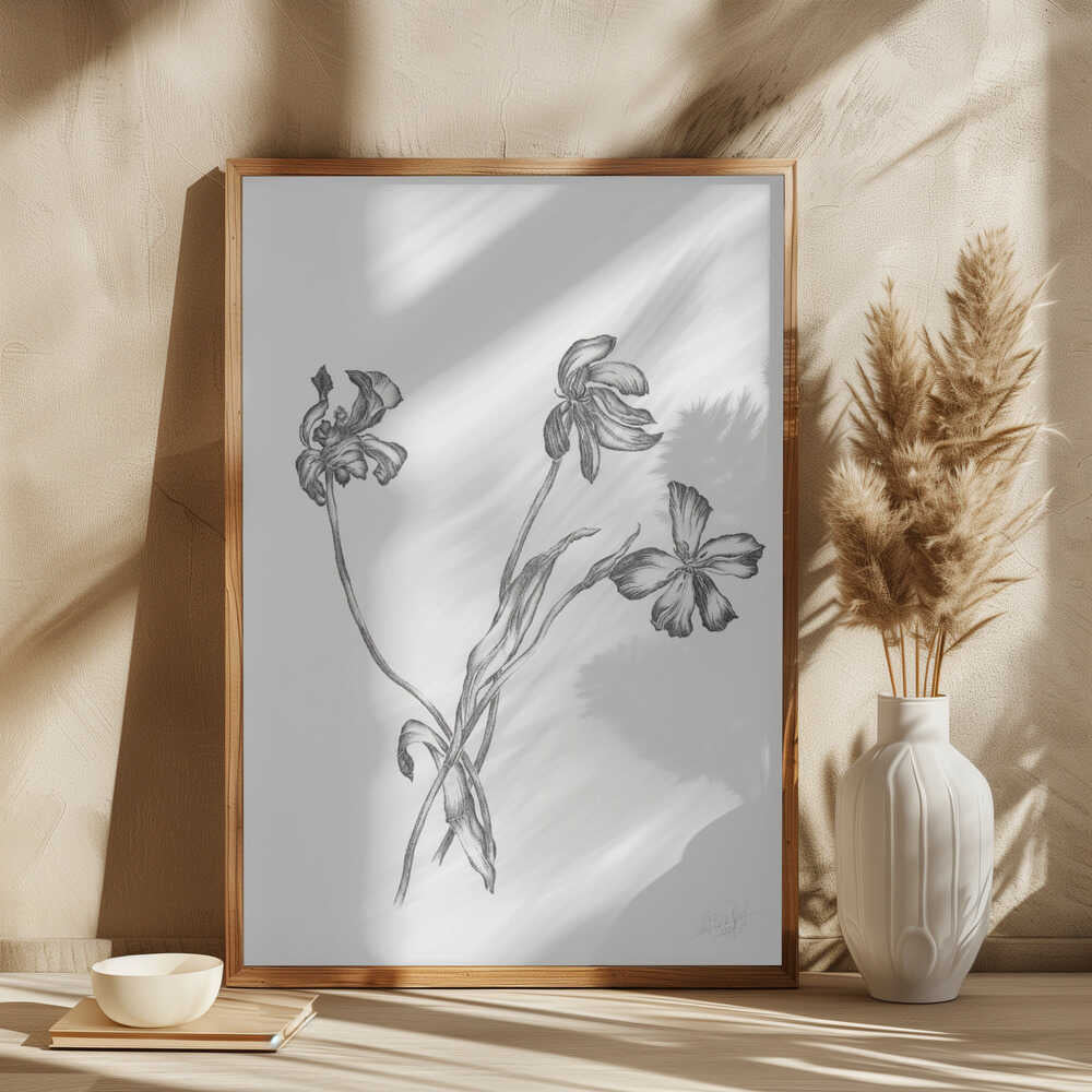 Delicate Botanical Drawing