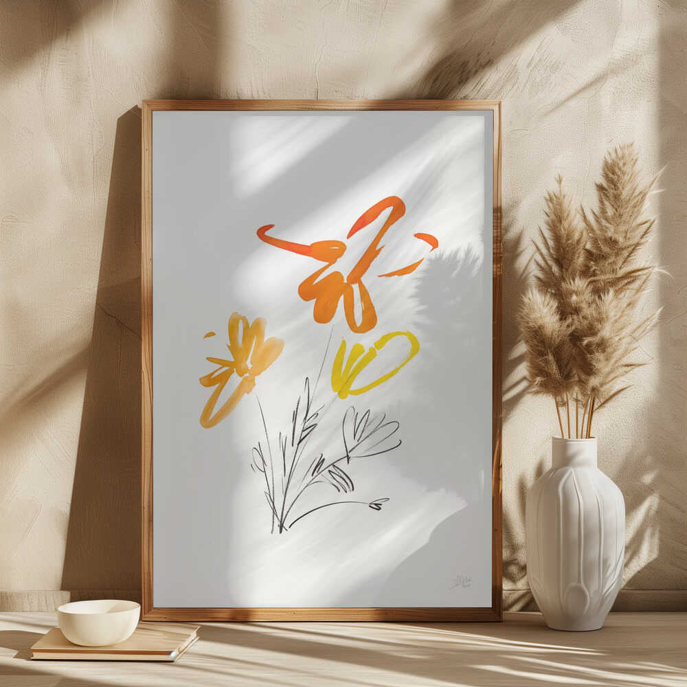 Cheerful Orange Blooms