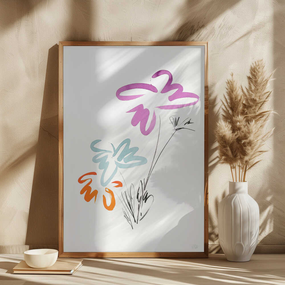 Colorful Abstract Blooms