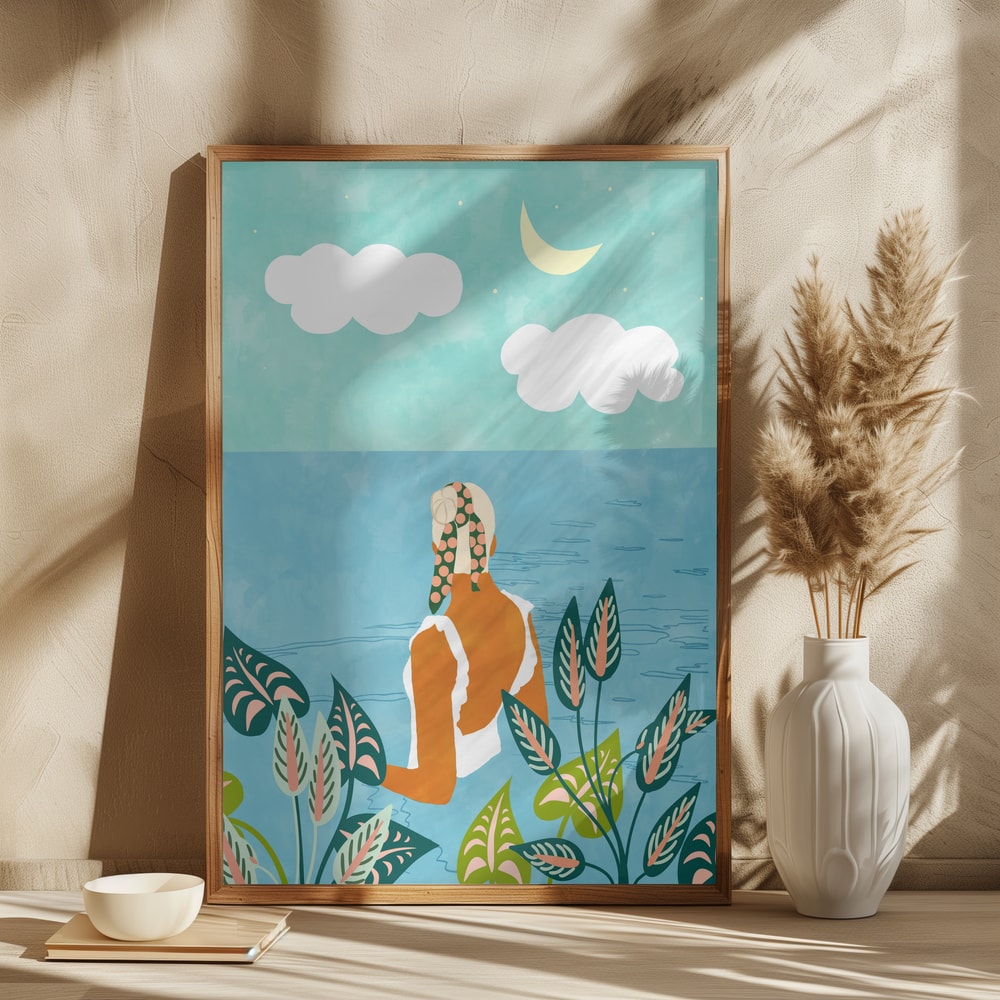 Moonlit Night Swim